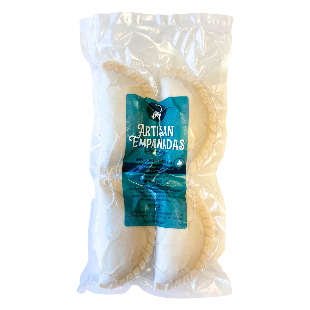 Artisan Grilled Chicken Empanadas - Scorpion Chef (4pk) - BCause
