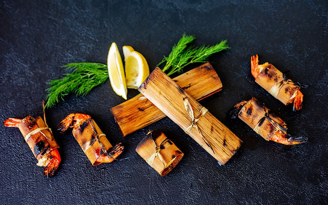 Premium Western Red Cedar Cooking Wraps - BC Coastal Grilling Planks (10Pk) - BCause