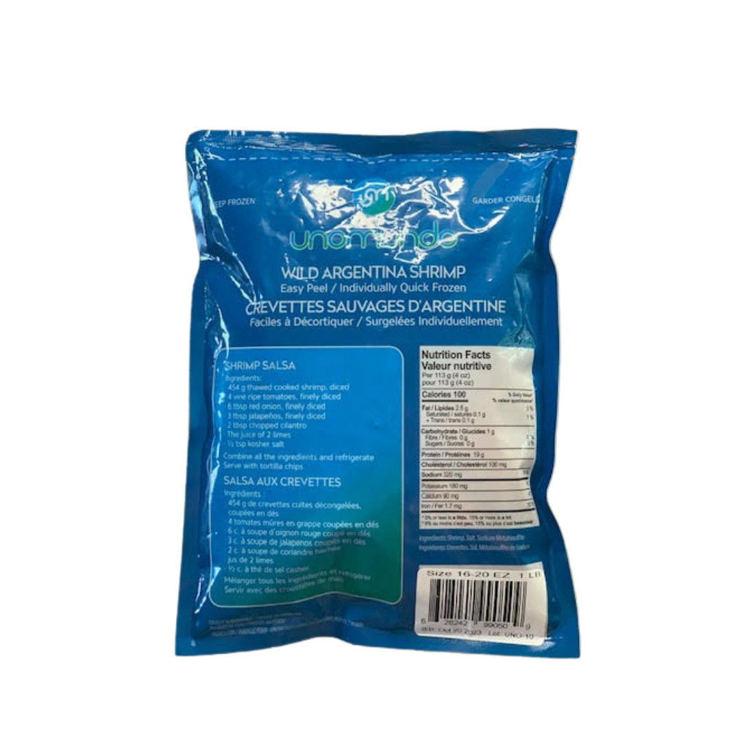 Wild Argentine Prawns (Easy Peel) - BC Coastal Grilling (1Lb) - BCause