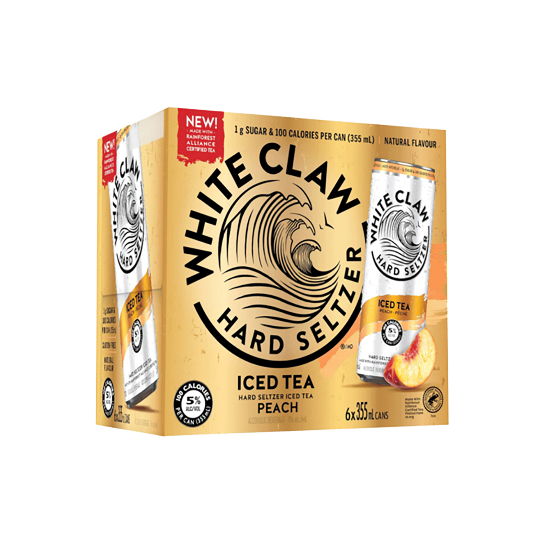 Ice Tea Peach - White Claw (6pk)* - BCause