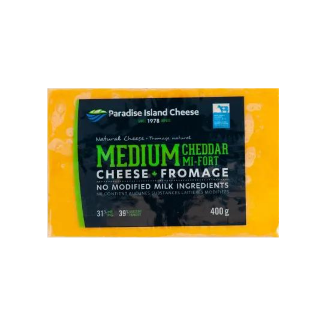 Medium Cheddar - Paradise Island (400g) - BCause
