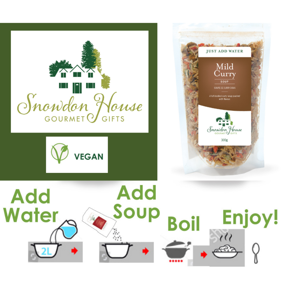 Mild Curry Soup - Snowdon House (300g) - BCause