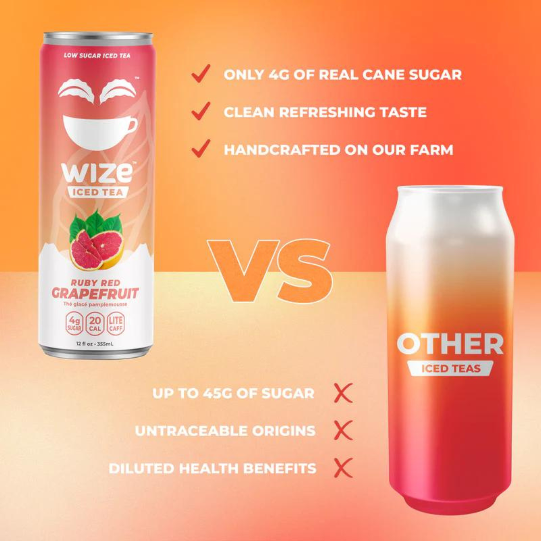 Grapefruit - Wize Tea (355ml) - BCause