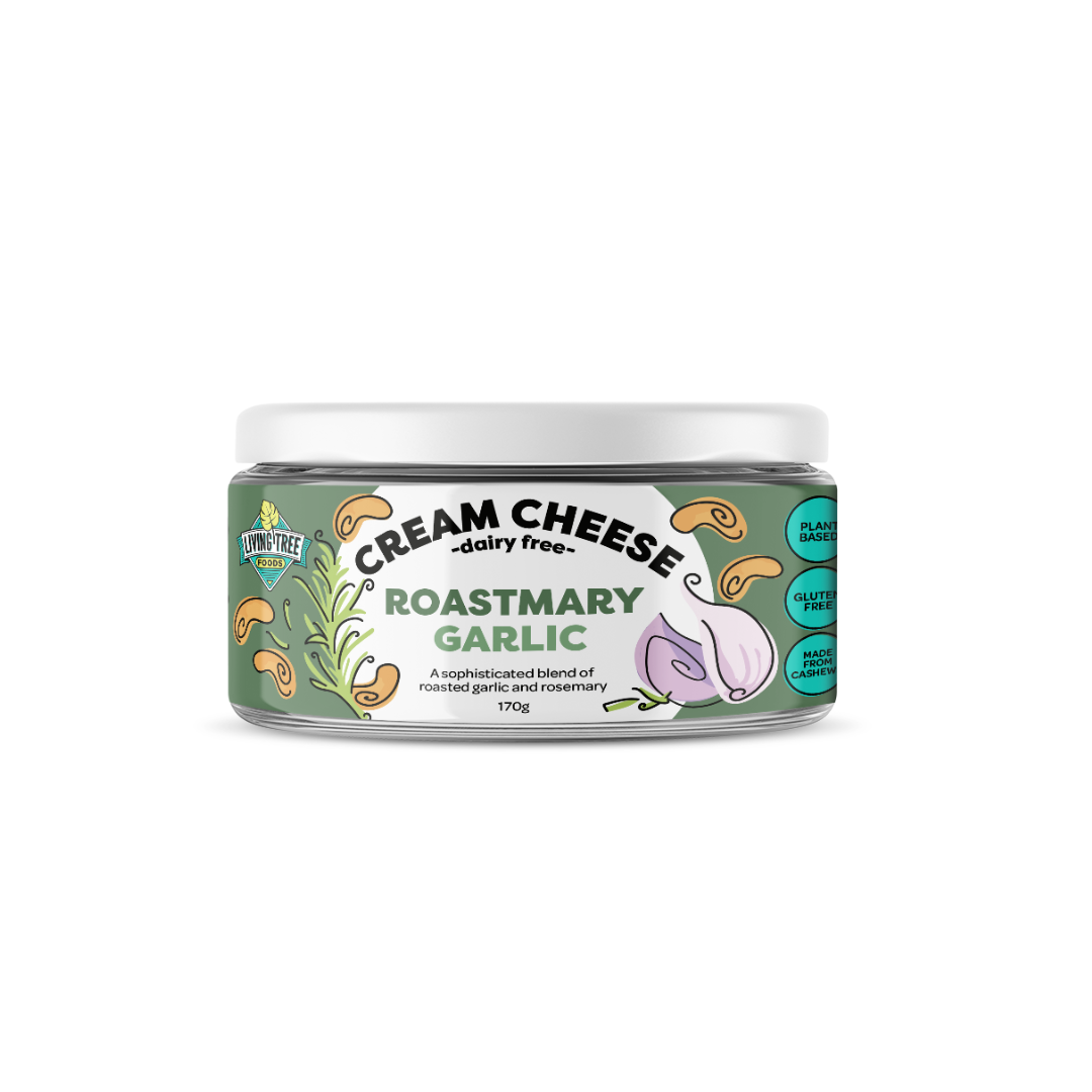 Roastmary Garlic (Dairy-Free Cheese Spread) - Living Tree Foods (170g) - BCause