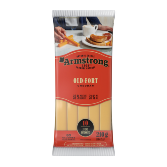 Old Cheddar Cheese Sticks - Armstrong (Wholesale)