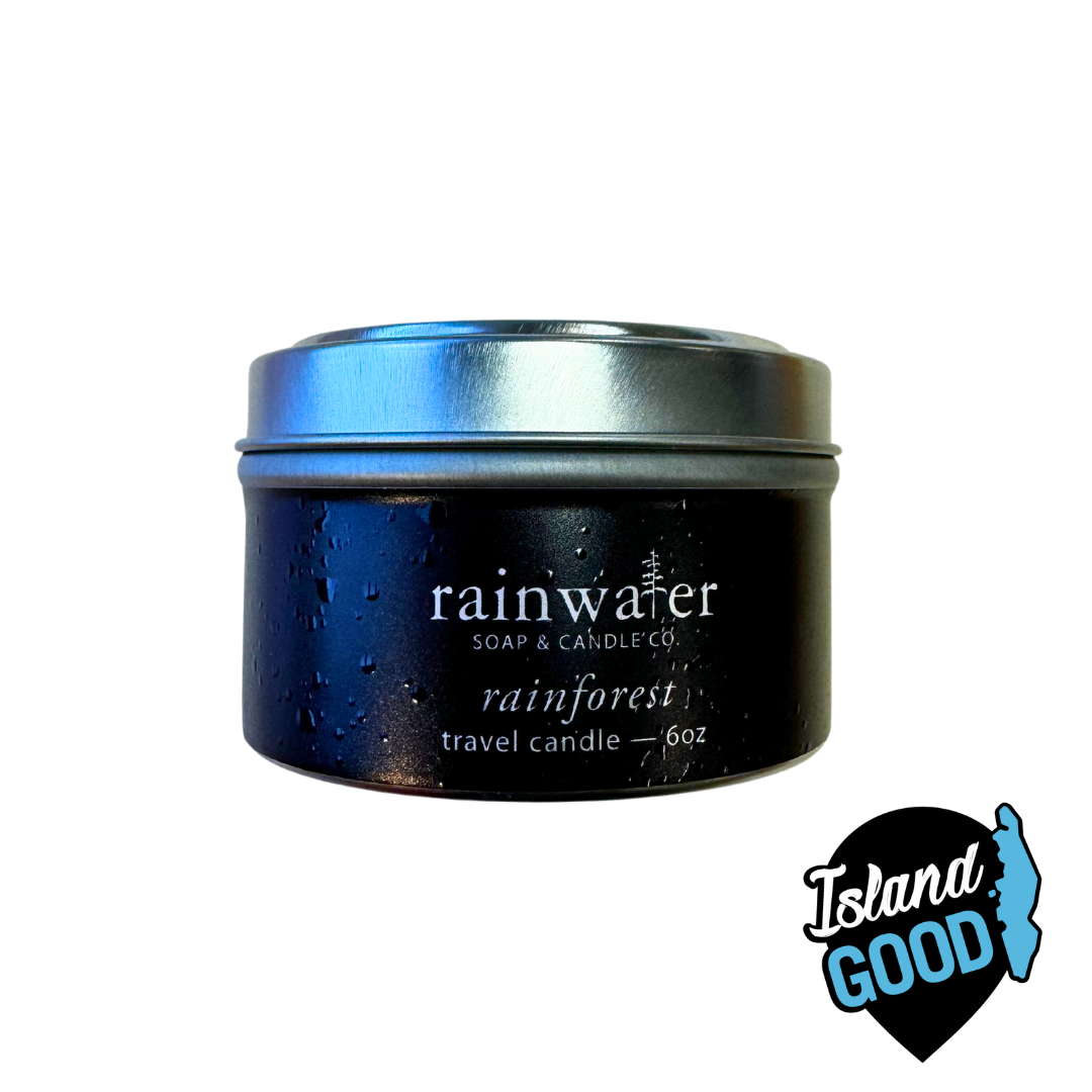 Rainforest Soy Wax Candle - Rainwater Soap & Candle Co (6 oz) - BCause