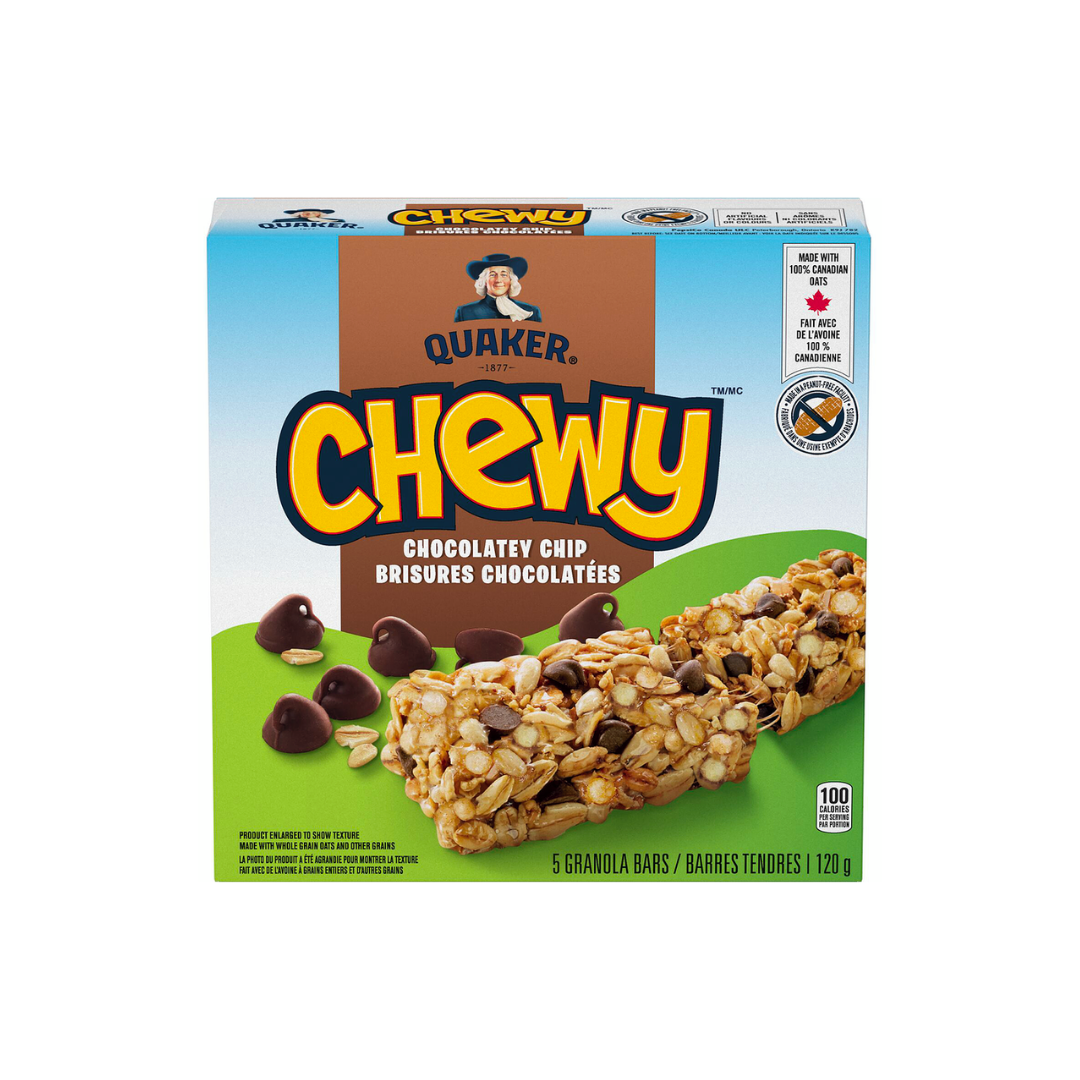 Quaker Chewy Chocolate Chip Granola Bars (12/120 g) - BCause