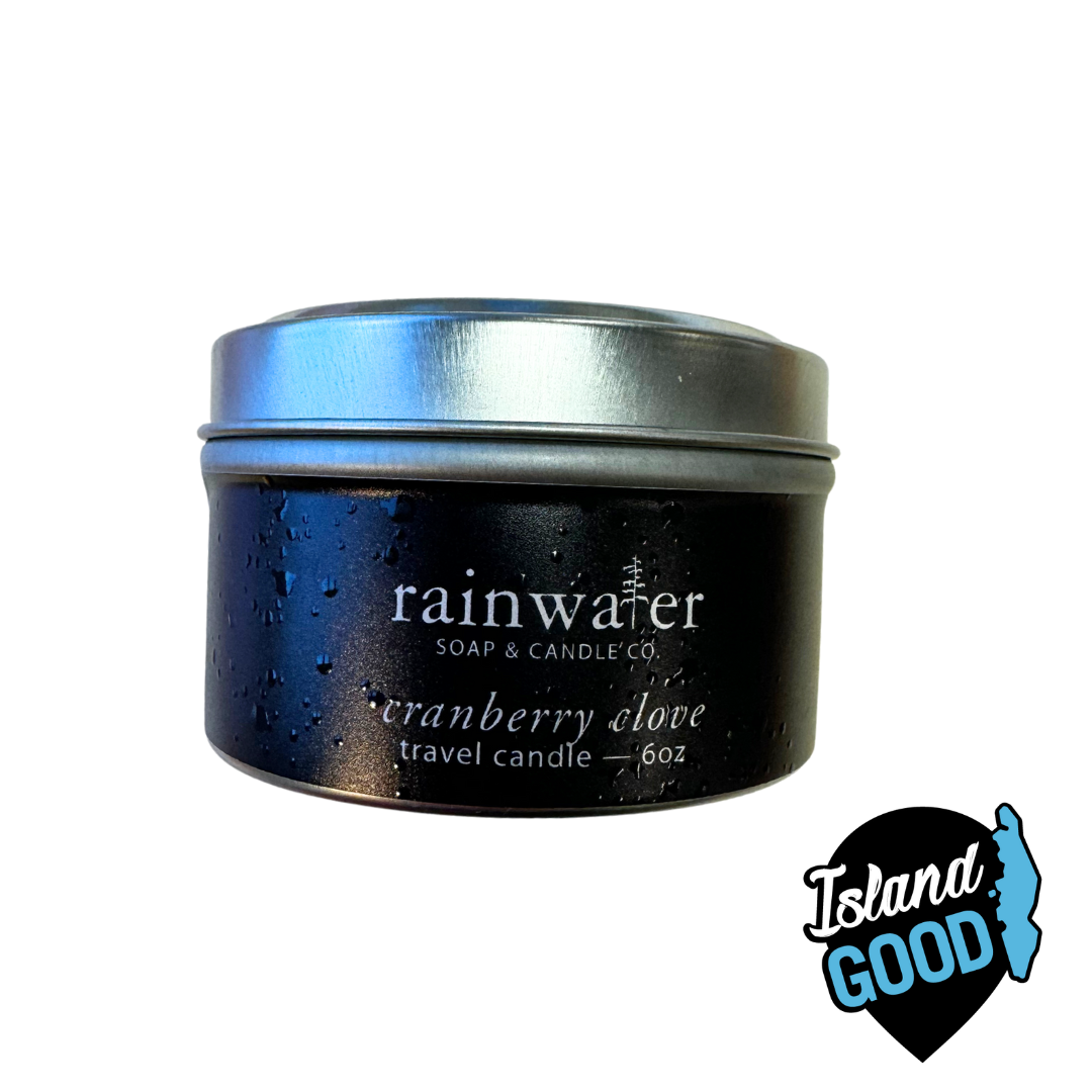 Cranberry Clove Soy Wax Candle - Rainwater Soap & Candle Co (6 oz) - BCause