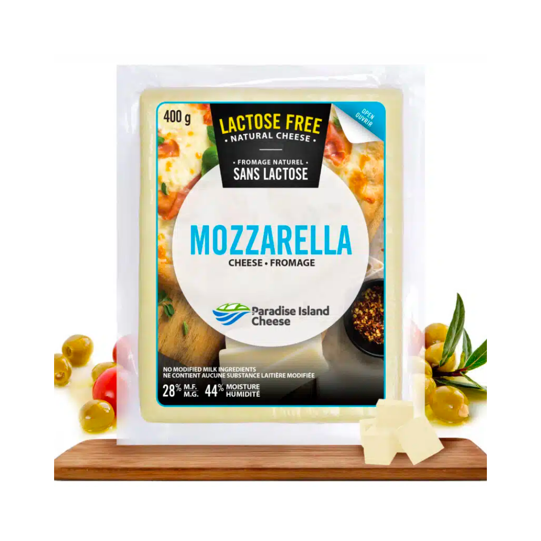 Paradise Island Lactose-Free Mozzarella (12/400 g) - BCause