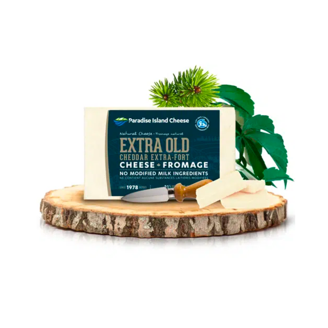 Paradise Island Extra-Old White Cheddar (12/700 g) - BCause