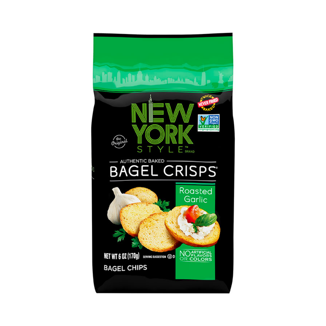 New York Bagel Crisps Garlic (6/170 g) - BCause