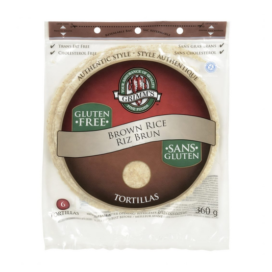 Gluten-Free Brown Rice Tortillas - Grimm's Fine Foods (Wholesale)