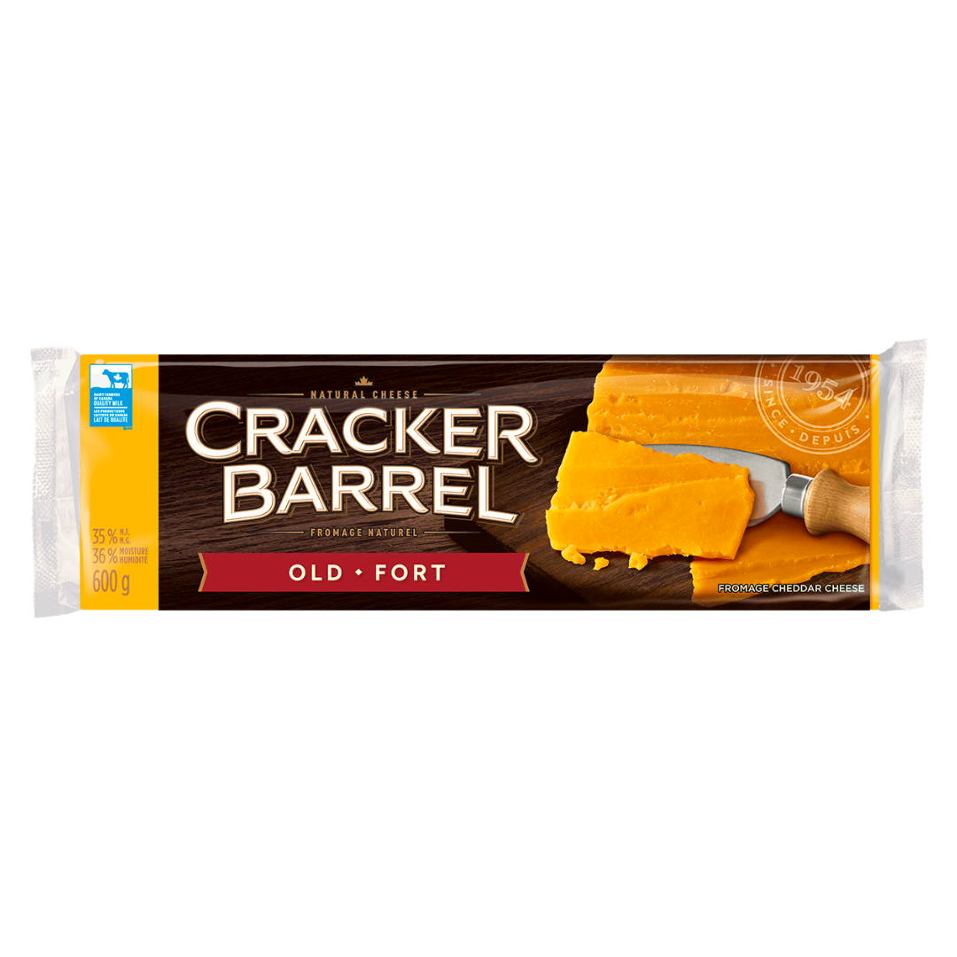 Kraft Cracker Barrel Old Cheddar (16/600g) - BCause