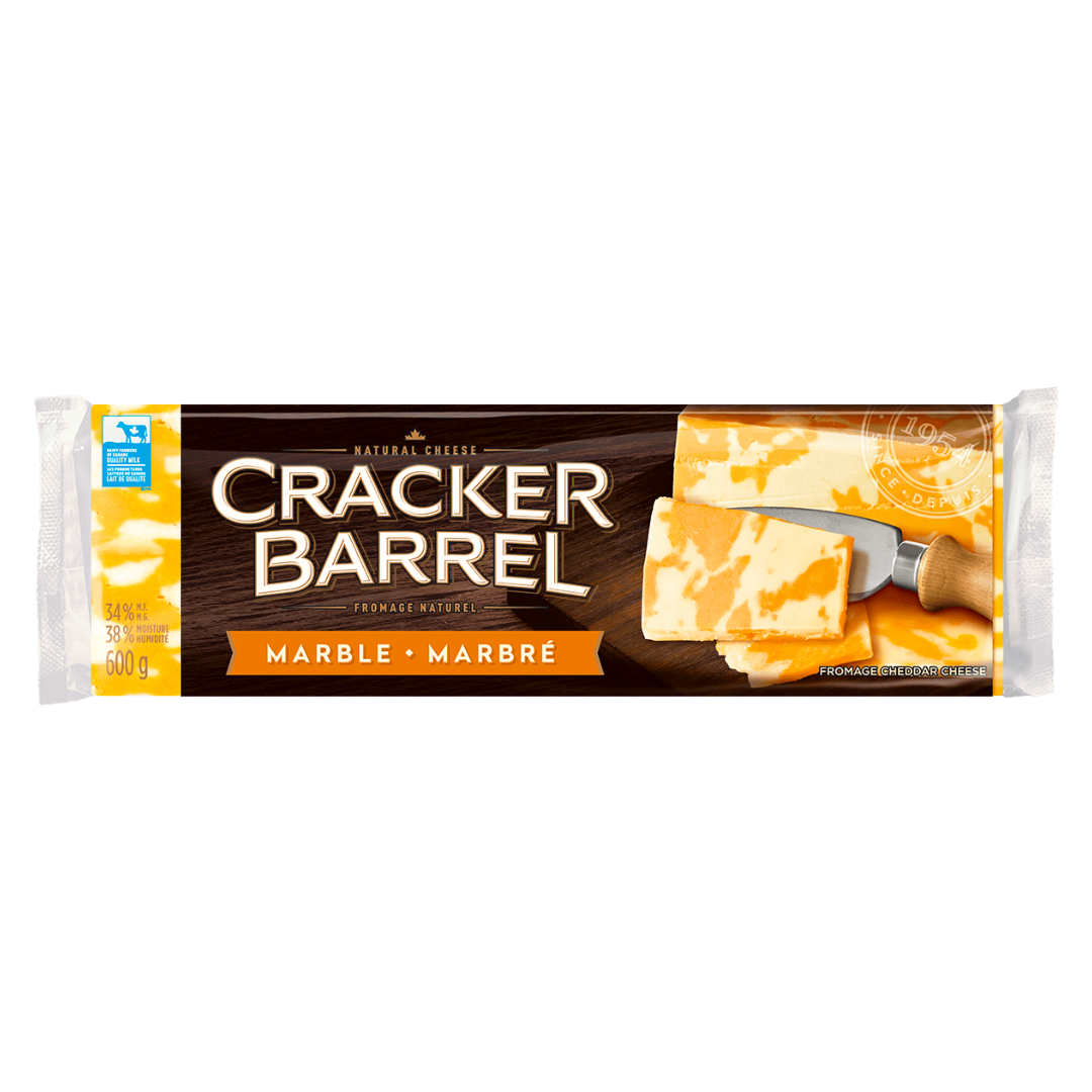 Kraft Cracker Barrel Marble Cheddar (16/600gr) - BCause