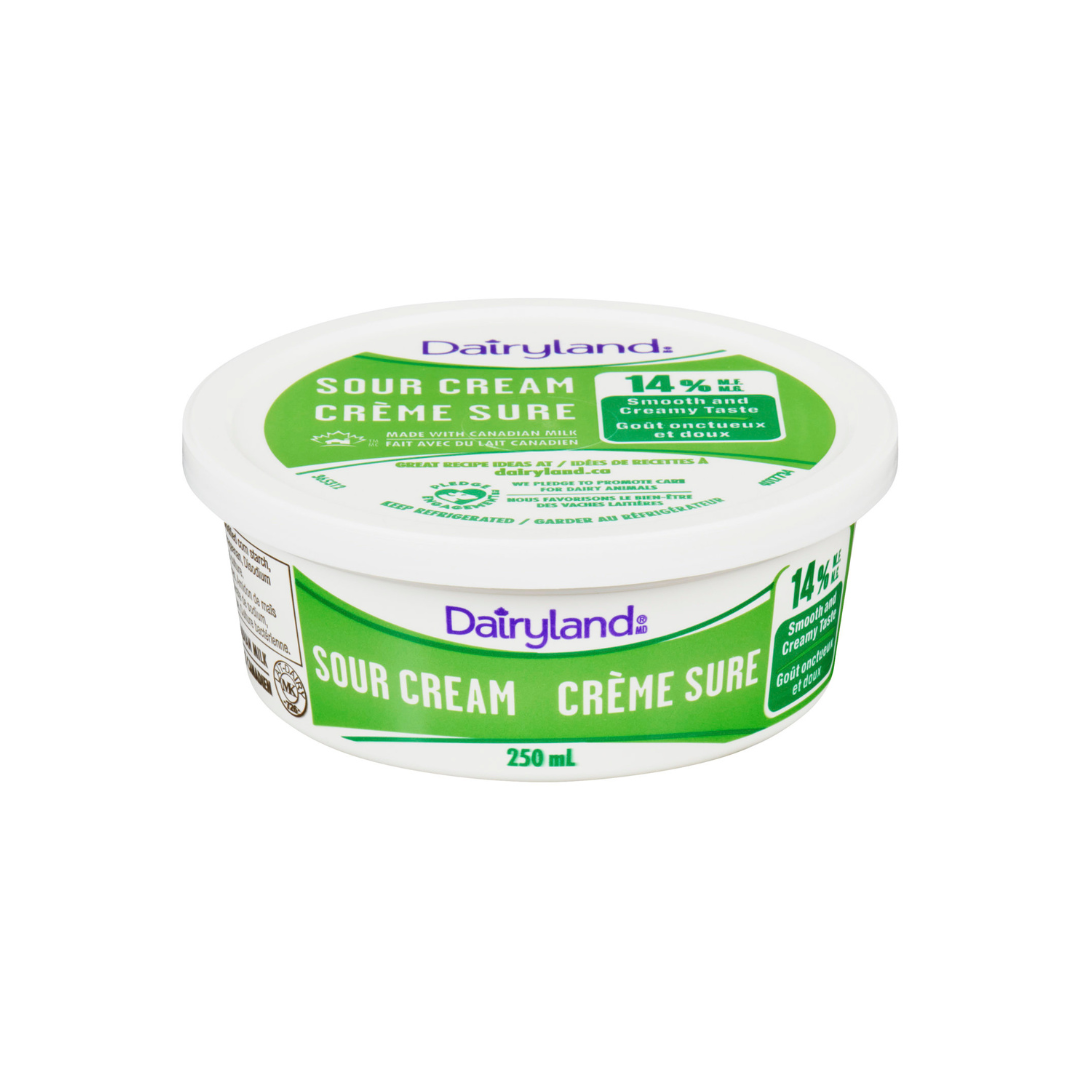 Sour Cream (14%) - Dairyland (250ml) - BCause