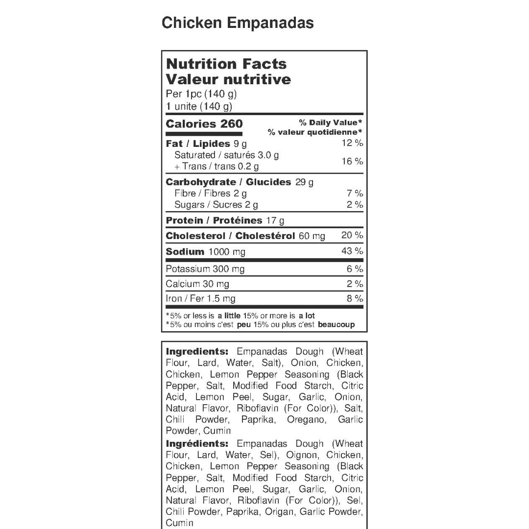 Artisan Grilled Chicken Empanadas - Scorpion Chef (6pk) - BCause