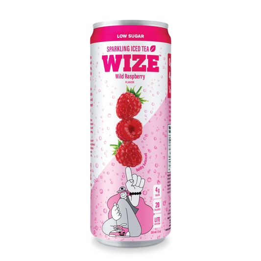 Sparkling Wild Raspberry - Wize Tea (355ml) - BCause