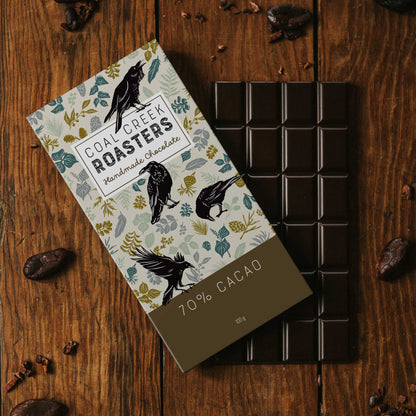 70% Dark Chocolate - Coal Creek Roasters (28g & 100g) - BCause