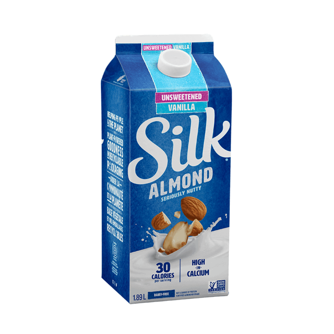 Unsweetened Vanilla Almond Milk - Silk (1.75L) - BCause