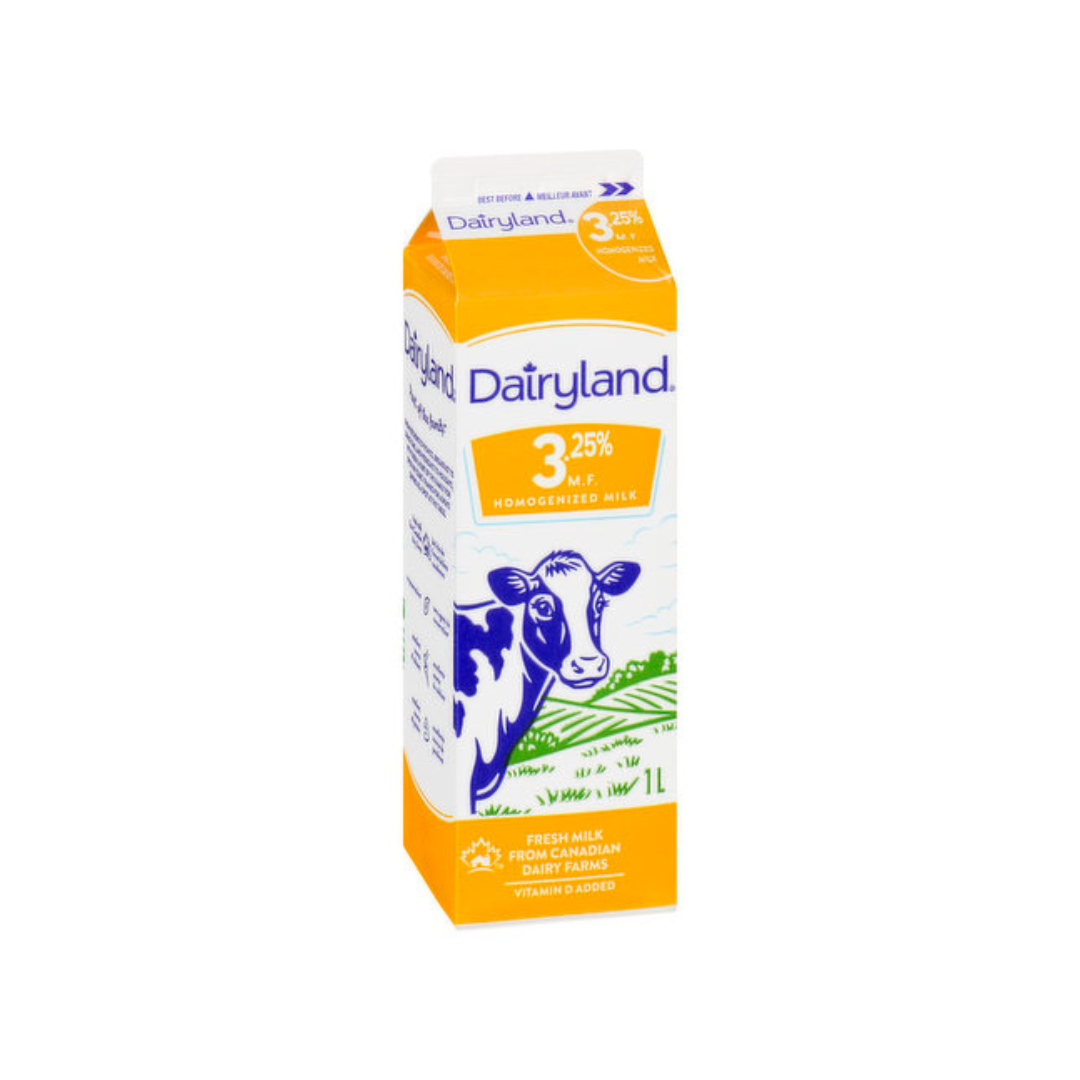 Homogenized Milk 3.25% - Dairyland (1L) - BCause