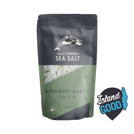 Rosemary Garlic Fleur de Sel - Salt Spring Sea Salt (45g) - BCause