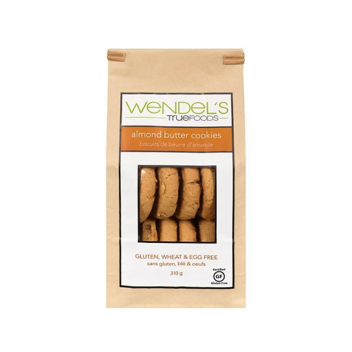 Almond Butter Cookies - Wendel's True Foods (310g) - BCause