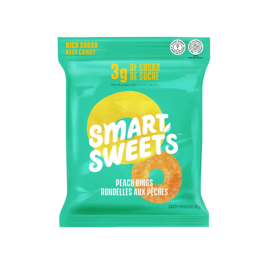 Peach Rings - SmartSweets (50g) - BCause
