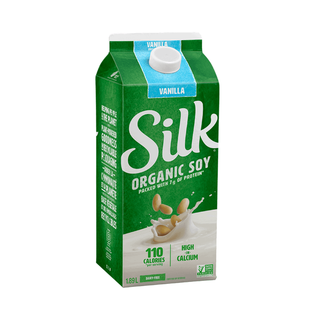 Organic Vanilla Soy Milk - Silk (1.75L) - BCause