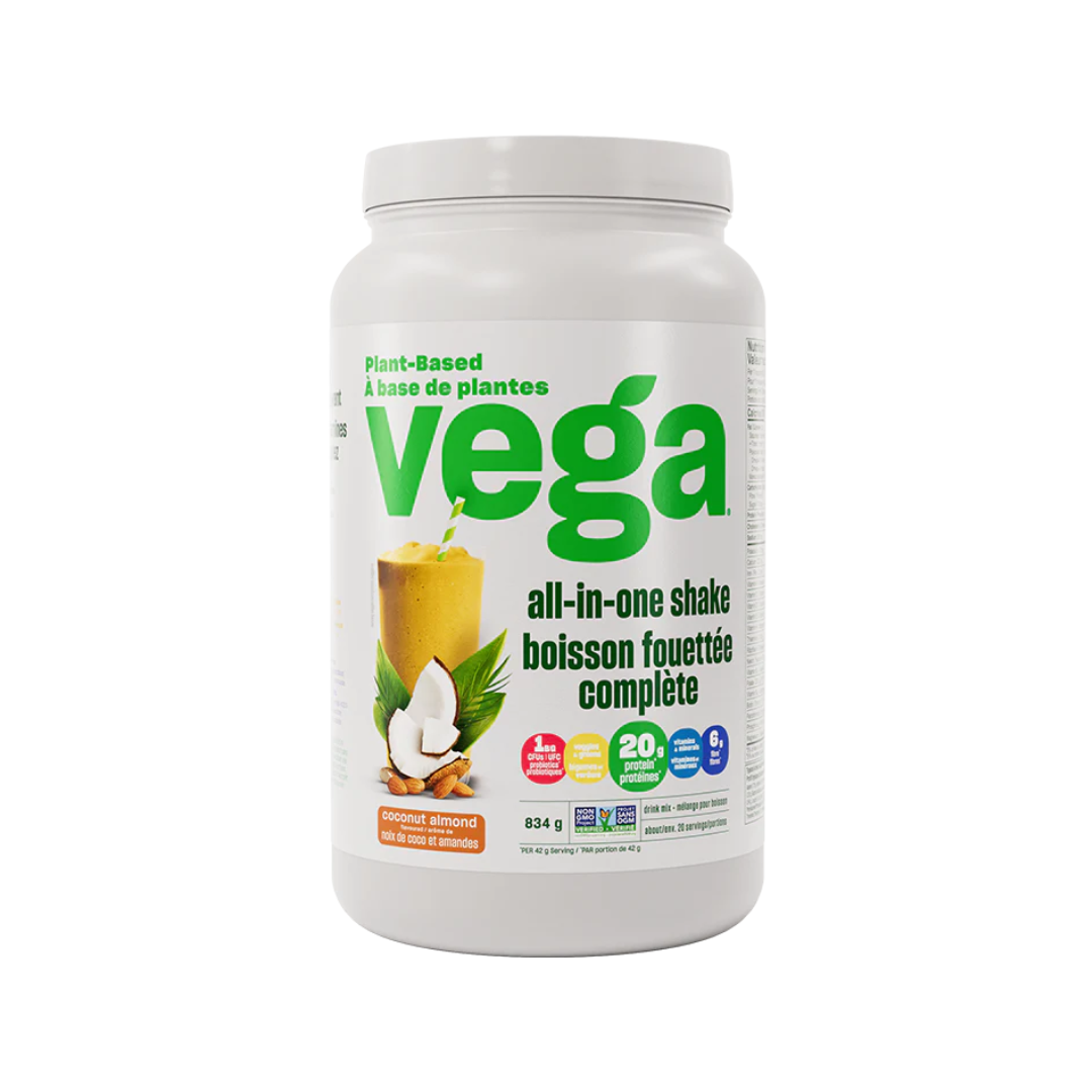 Coconut Almond All-in-One Plant-Based Shake - Vega One (850g) - BCause