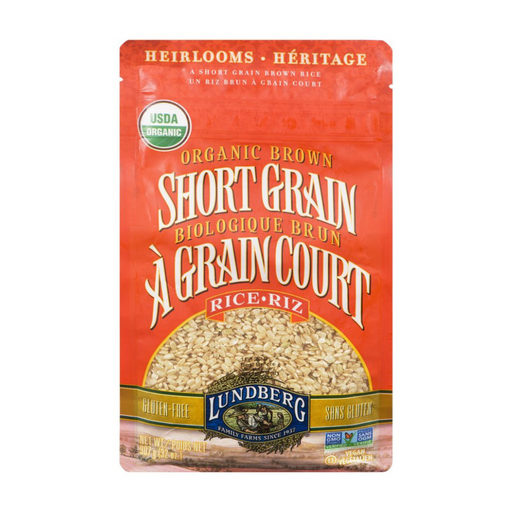 Organic Brown Short Grain Rice - Lundberg (907g) - BCause