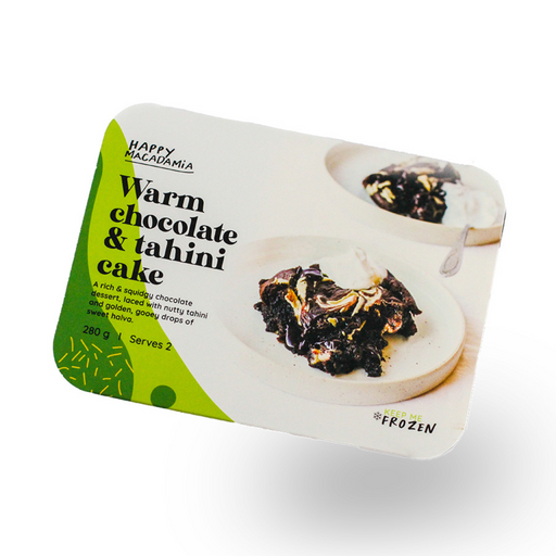 Warm Chocolate and Tahini Cake - Happy Macadamia (280g) - BCause