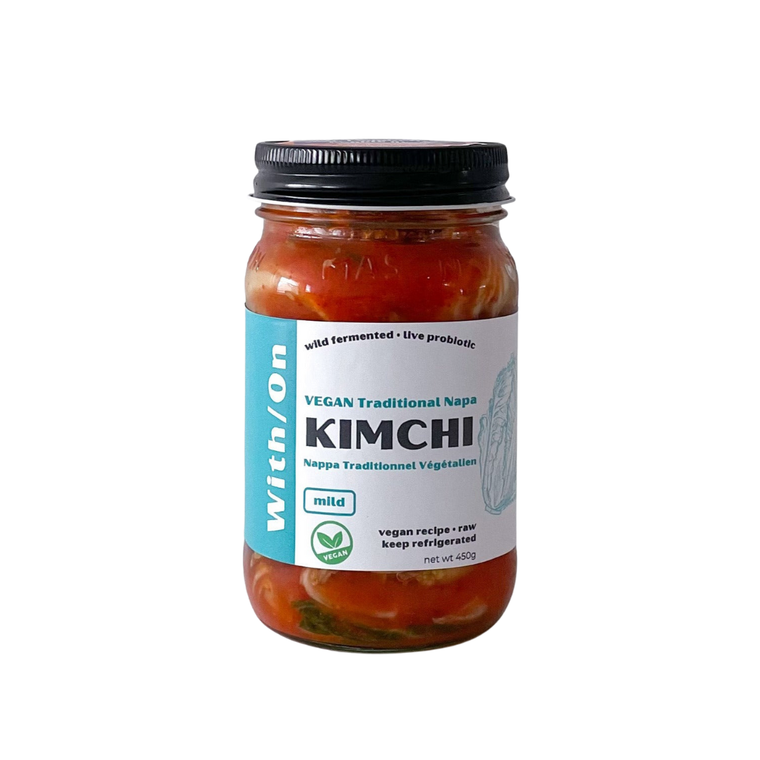 Traditional Vegan Napa Kimchi, Mild - With/On (450g) - BCause