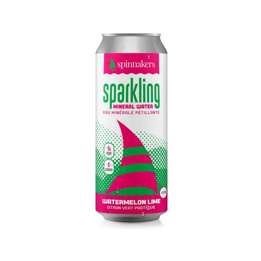 Watermelon Lime Sparkling Mineral Water - Spinnakers Soda Co. (4x473ml) - BCause