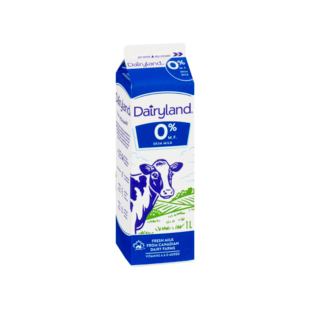 Skim Milk 0% - Dairyland (1L) - BCause