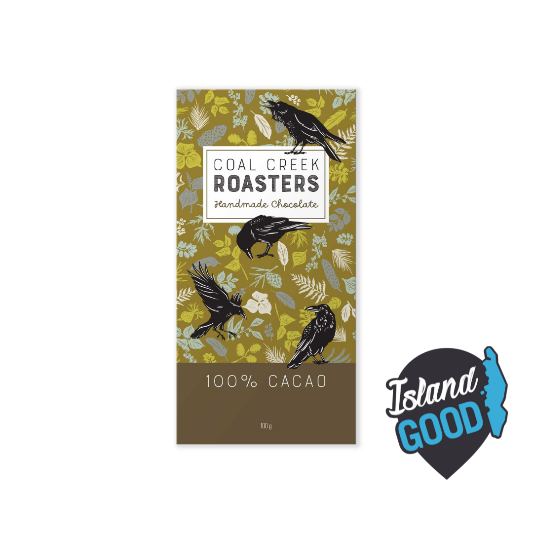 100% Dark Chocolate - Coal Creek Roasters (28g & 100g) - BCause