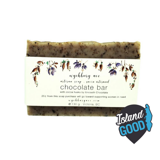 Chocolate Bar Soap (Unscented) (130g) - Wychbury Ave - BCause
