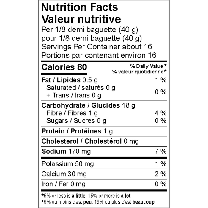 Gluten-Free Demi Baguette - Alkeme Foods (2pk) - BCause