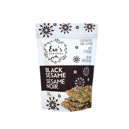Black Sesame - Eve's Crackers (108g) - BCause
