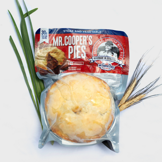 Steak & Vegetable Pot Pie - Mr. Cooper's Pies (425g) - BCause