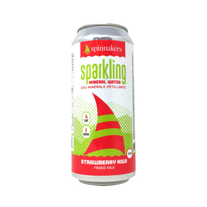 Strawberry Kiwi Sparkling Mineral Water - Spinnakers Soda Co. (4x473ml) - BCause