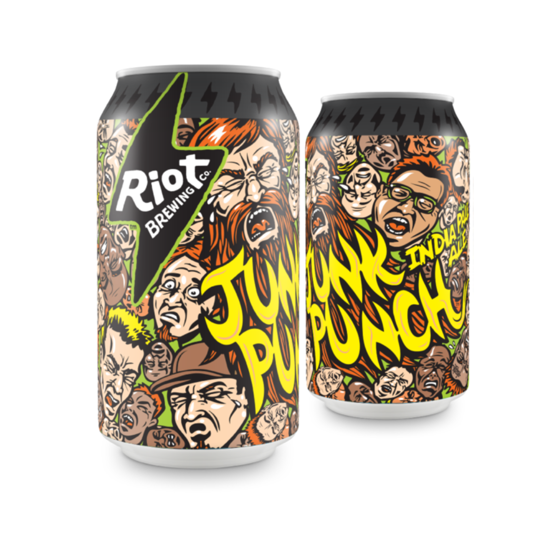 Junk Punch IPA - Riot Brewing (6pk)* - BCause