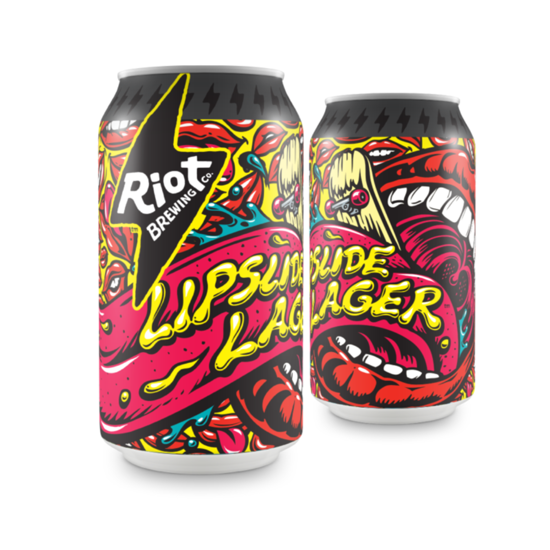 LipSlide Lager - Riot Brewing (6pk)* - BCause