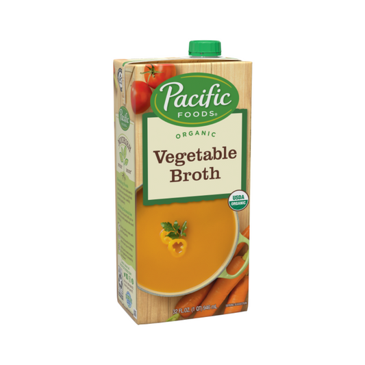 Organic Vegetable Broth - Pacific Foods (946ml) - BCause