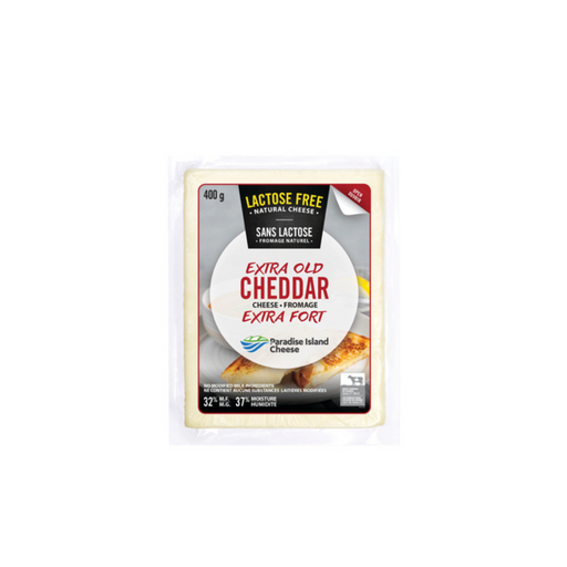 Lactose-Free Extra Old Cheddar - Paradise Island (400g) - BCause
