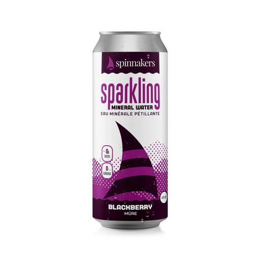 Blackberry Sparkling Mineral Water - Spinnakers Soda Co. (4x473ml) - BCause