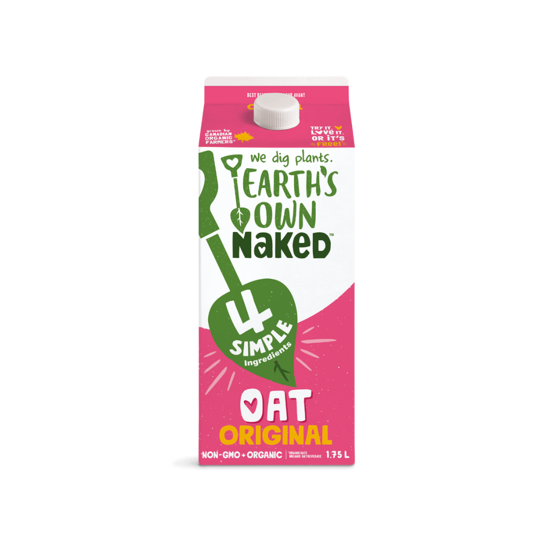 Naked Original Oat Milk - Earth's Own (1.75L) - BCause