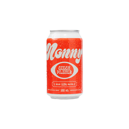 Czech Pilsner - Nonny Beer (4 x 355ml) - Non-Alcoholic Beer - BCause