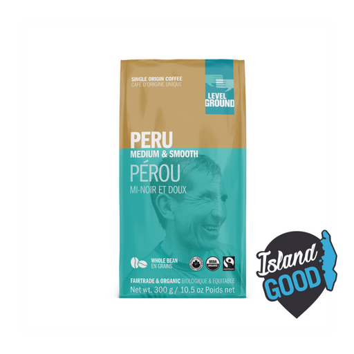 Peru Single Origin Whole Bean Coffee - Level Ground - (300g) - BCause