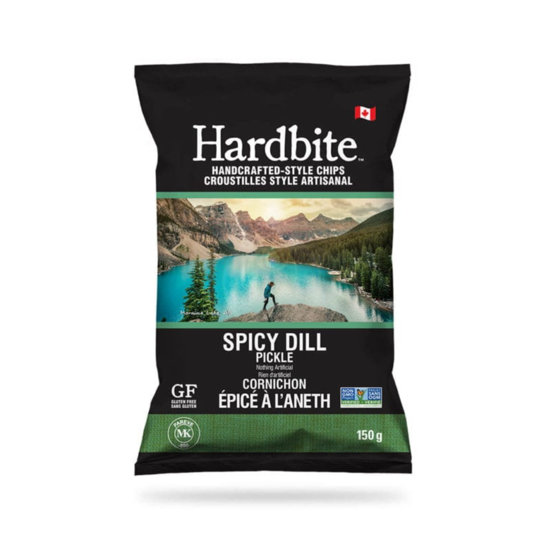Spicy Dill Pickle - Hardbite Chips (150g) - BCause