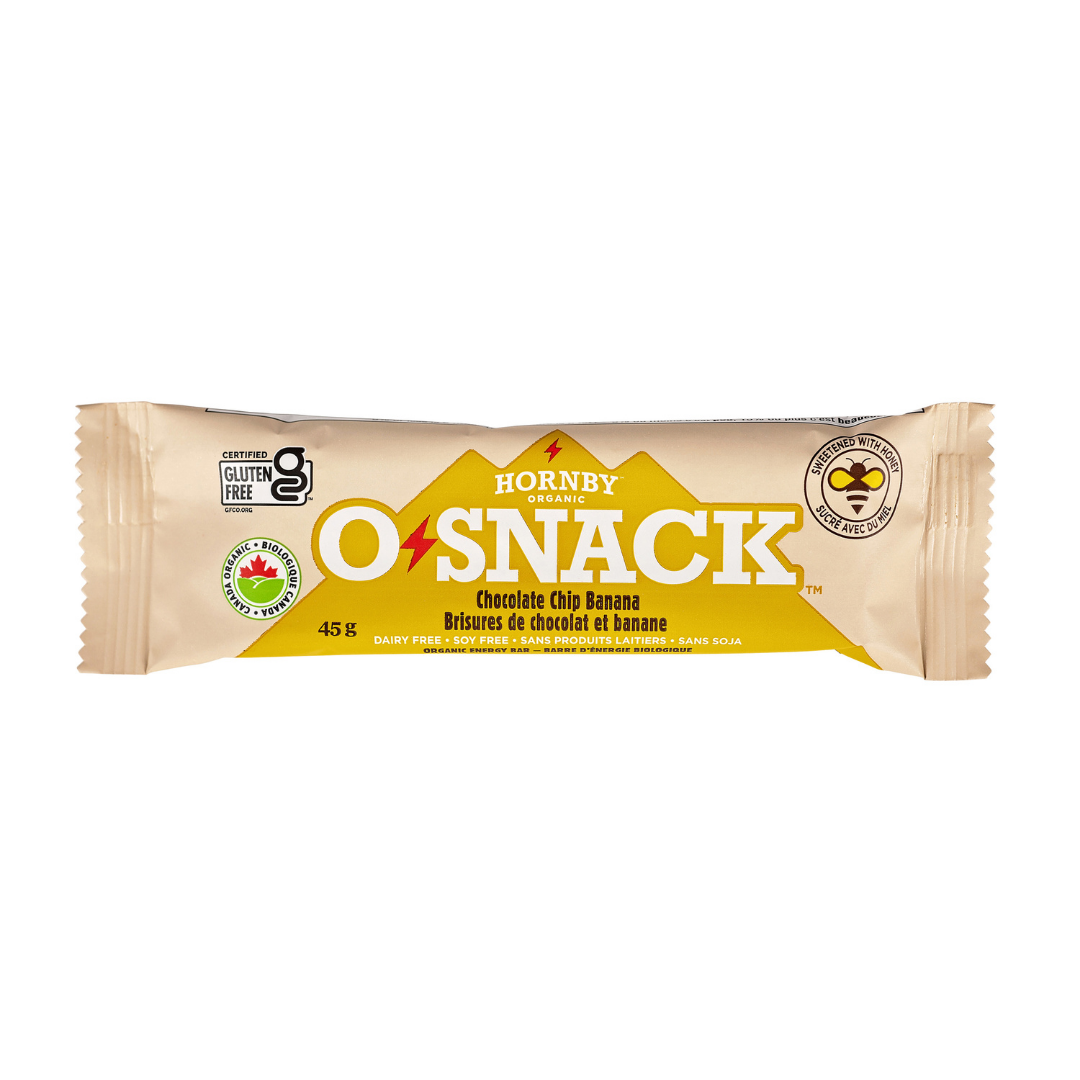 Chocolate Chip Banana OSnack Bar - Hornby Organic (45g) - BCause